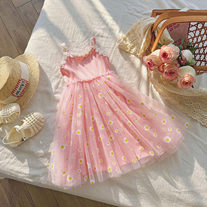 Vestido Infantil Margaritas
