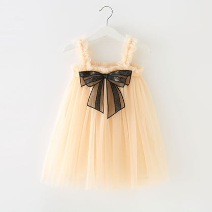 Vestido Infantil de Tul y Encaje