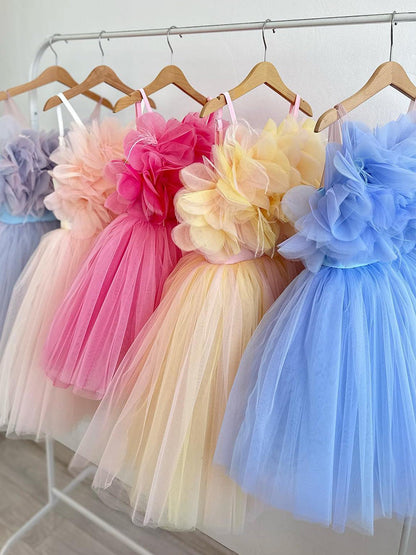 Vestido de Fiesta Infantil Tul Babadinhos