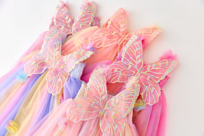 Vestido Infantil Asinha Tul Colores