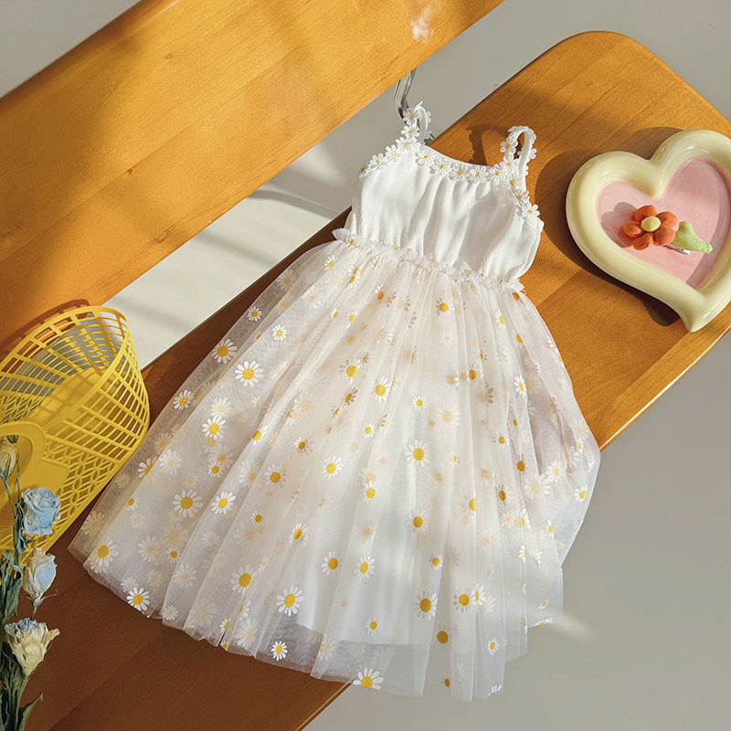 Vestido Infantil Margaritas