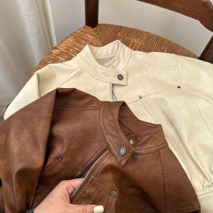 Chaqueta de piel Sintética para Niños con Botones
