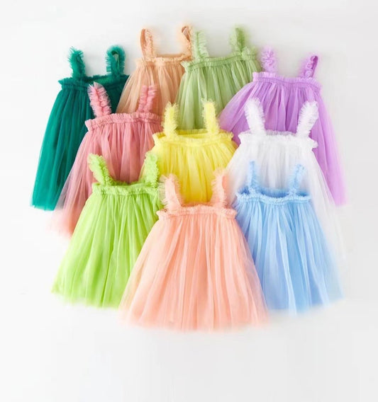 Vestido de tul infantil