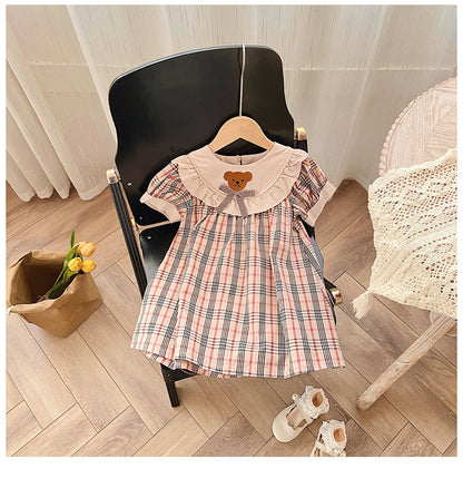 Vestido Infantil Burberry Teddy Bear