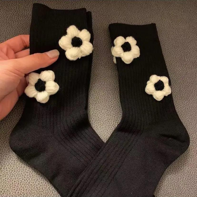 Calcetines de flores para niñas