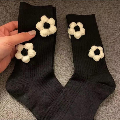 Calcetines de flores para niñas