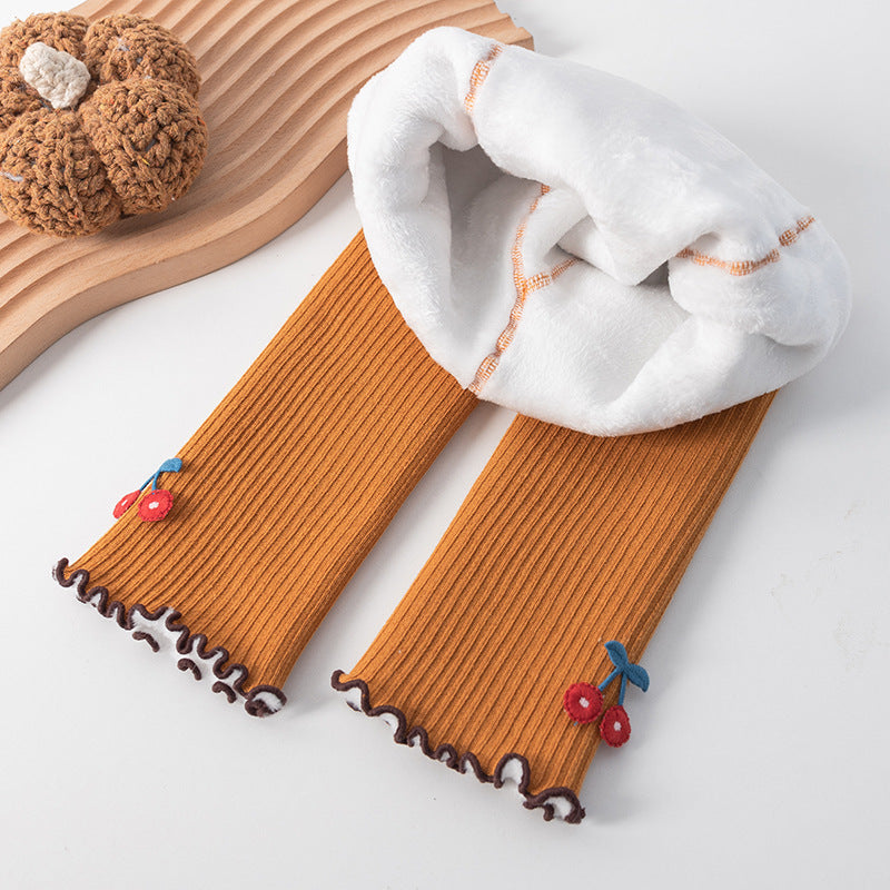 Pantalones de Invierno para Niños en Color Cereza