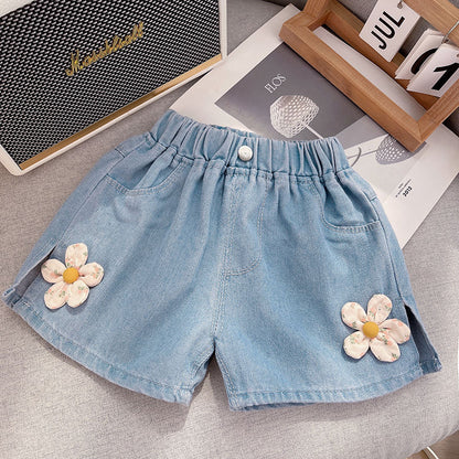 Bermudas  Jeans  Niño Florzinhas