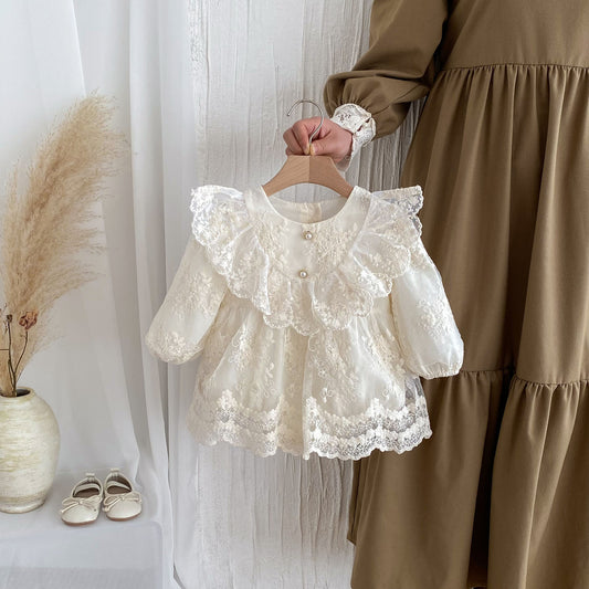 Blusa infantil de Encaje