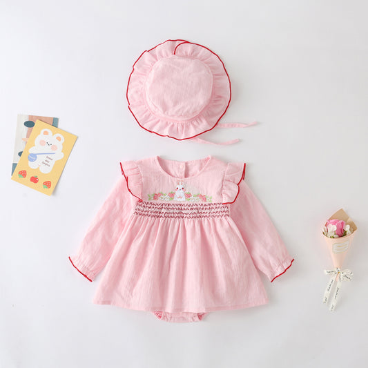 Vestido Conejita Infantil + Gorro
