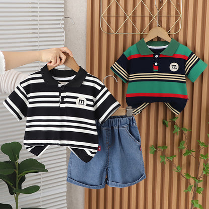 Conjunto Infantil Hombre Rayas M