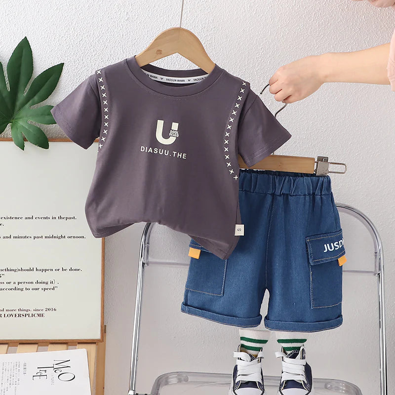 Conjunto Infantil Bolsinhos Verano Hombre