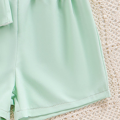 Conjunto de Verano Flores para Niñas