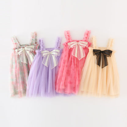 Vestido Infantil de Tul y Encaje