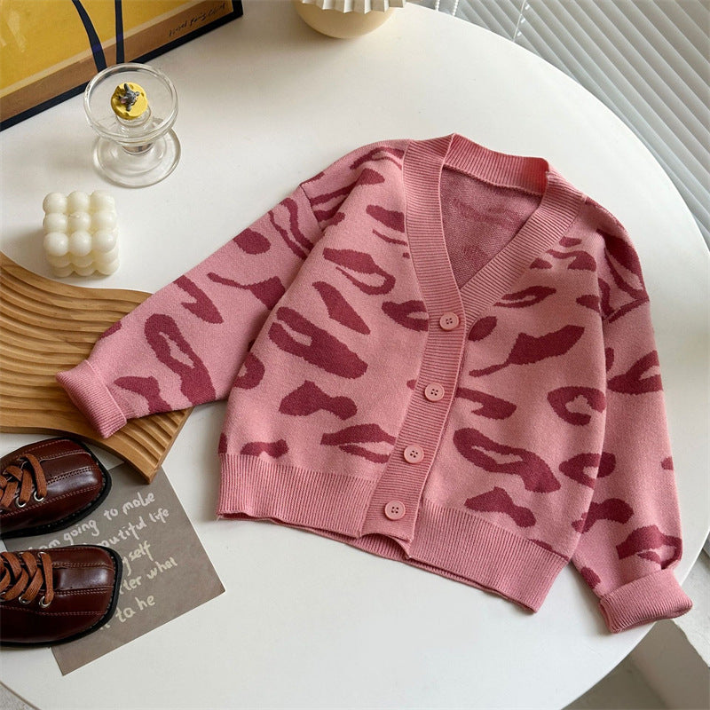 Conjunto de Niña con Estampado de Leopardo