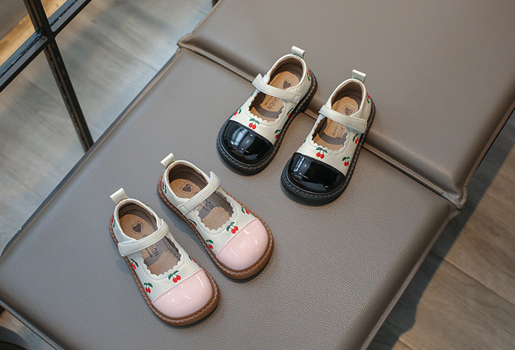 Moda Cerejinhas Zapatos Infantiles