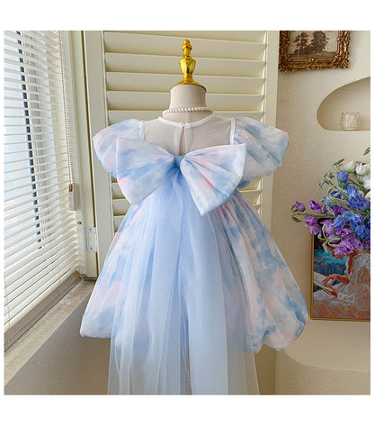 Vestido de Fiesta Infantil Perlas Encaje