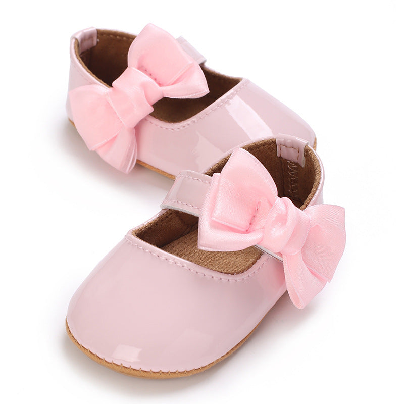 Zapato Infantil de Charol con Lazo
