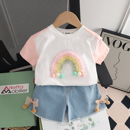 Conjunto Infantil Arcoiris y Jeans