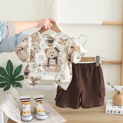 Conjunto de osito de peluche para niño