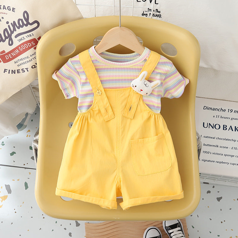 Peto Infantil con Estampado de Conejito y Ayas