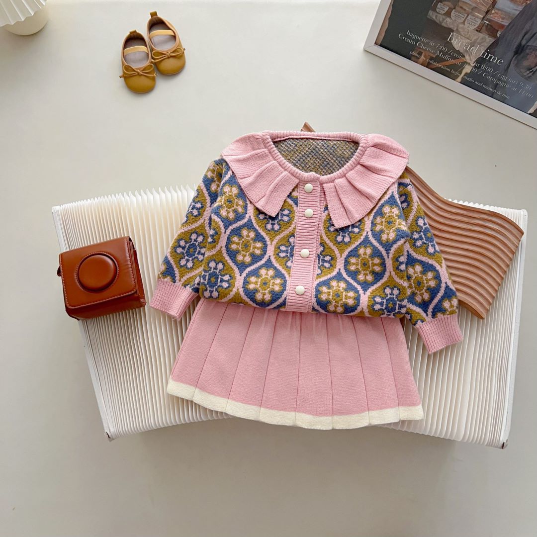 Conjunto Infantil Tejiendo Florecitas