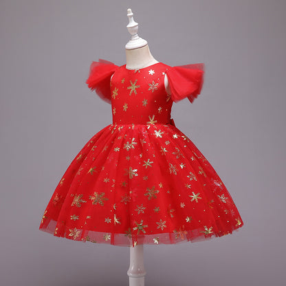 Vestido de fiesta de Navidad infantil