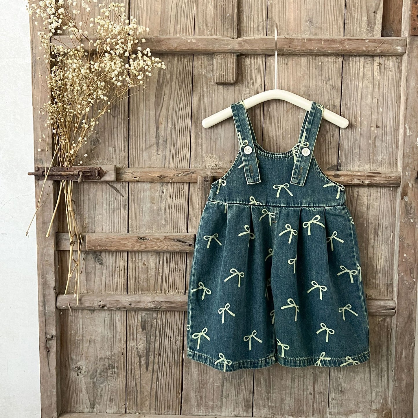 Monos Vaqueros Infantiles Lacinhos