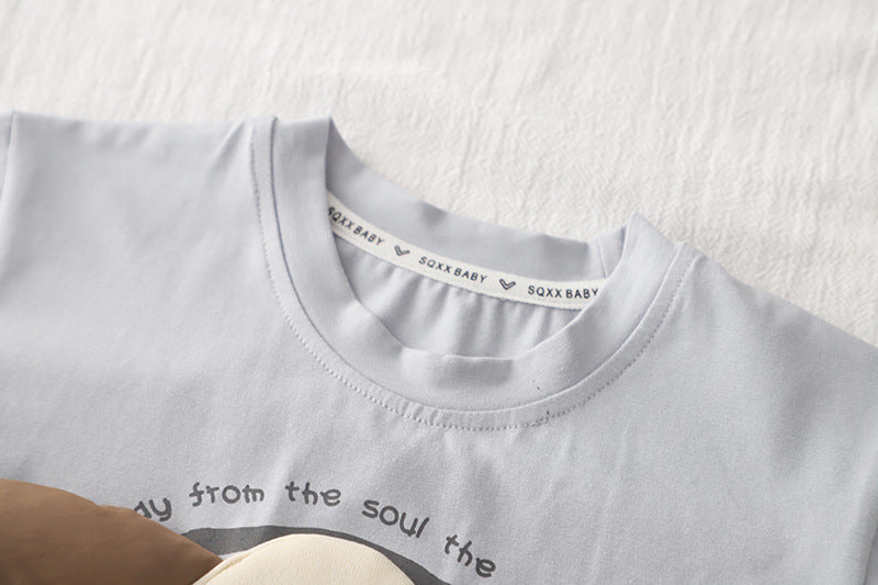 Conjunto infantil con perrito y vaqueros