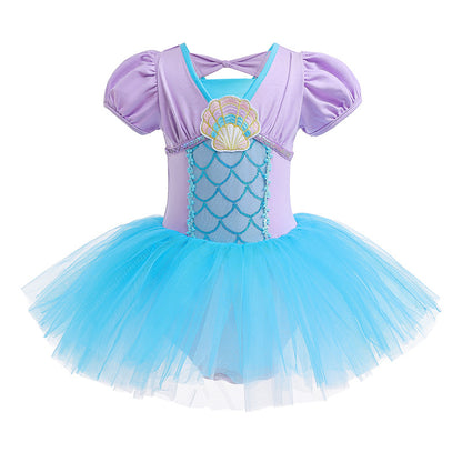 Vestido infantil princesa sirena