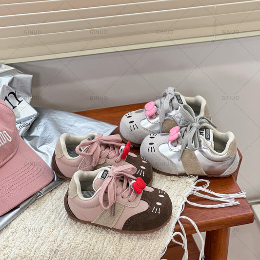Zapatillas de Niña Con Diseño de Gatito
