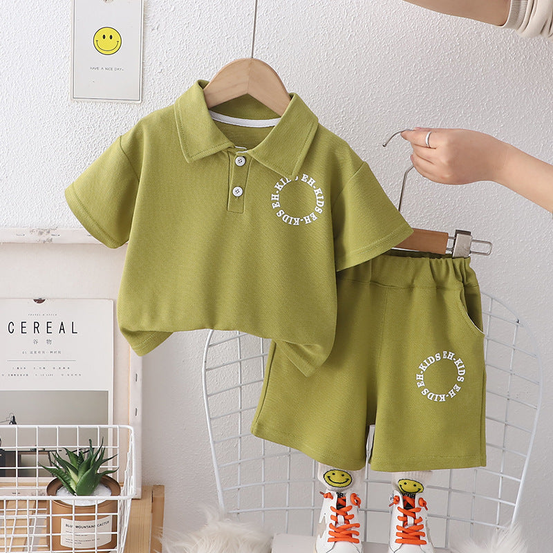 Conjunto de Cuello Polo para Niño