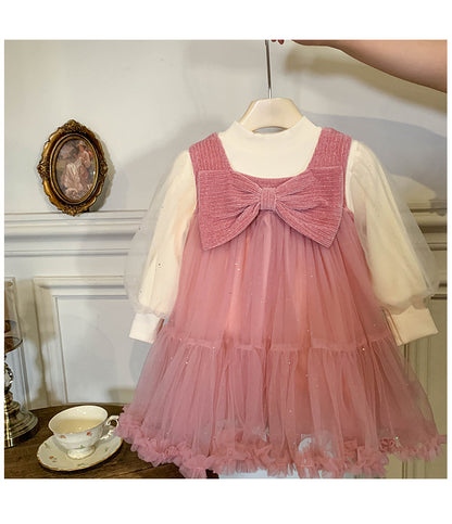 Vestido de Encaje Infantil Invierno/ Verano