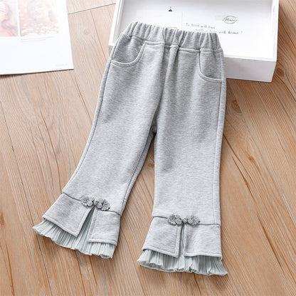 Pantalones con Dobladillo de Tul para Mujer y Niño