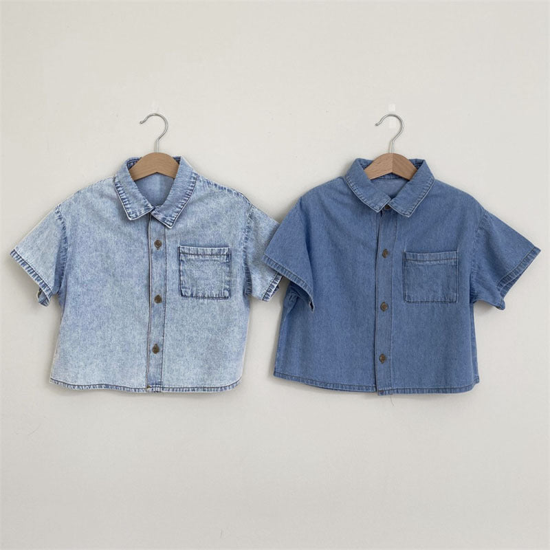 Conjunto de Jeans Con Bolso para Niños