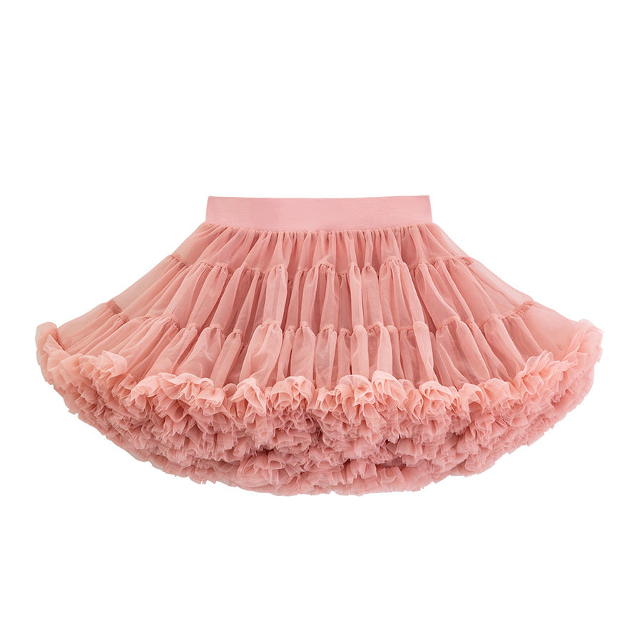 Falda de tul a capas para niña
