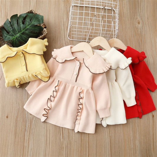 Vestido de punto para niñas