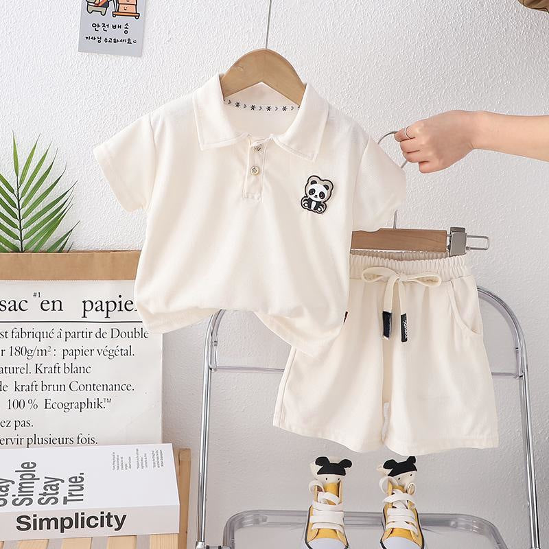 Conjunto de Polo Panda para Niño