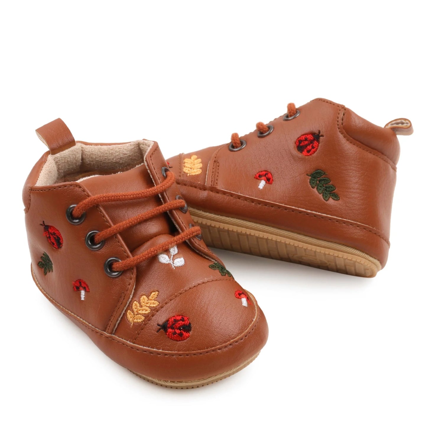 Zapatos Infantiles Mariquitas Flores