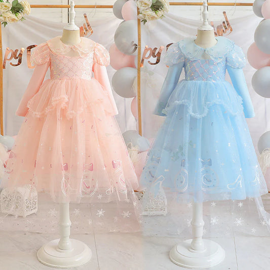 Vestido Princesa de Lentejuelas de Tul