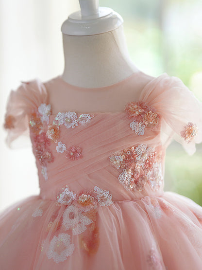 Vestido de Fiesta Infantil Florecitas