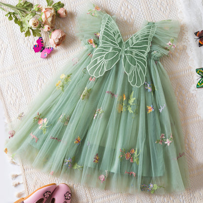Vestido Infantil Asinha Tul Floral