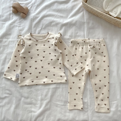 Conjunto Infantil Mujer Corazones