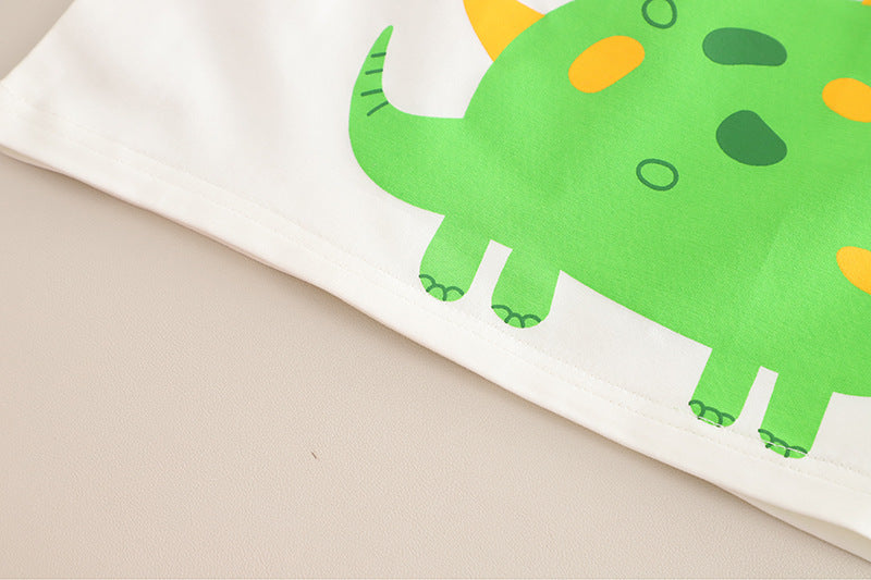 Traje de dinosaurio de verano para niños
