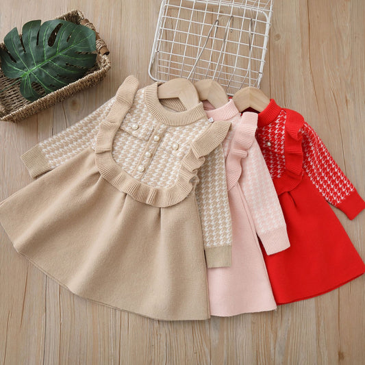 Vestido de punto Mussi con botones