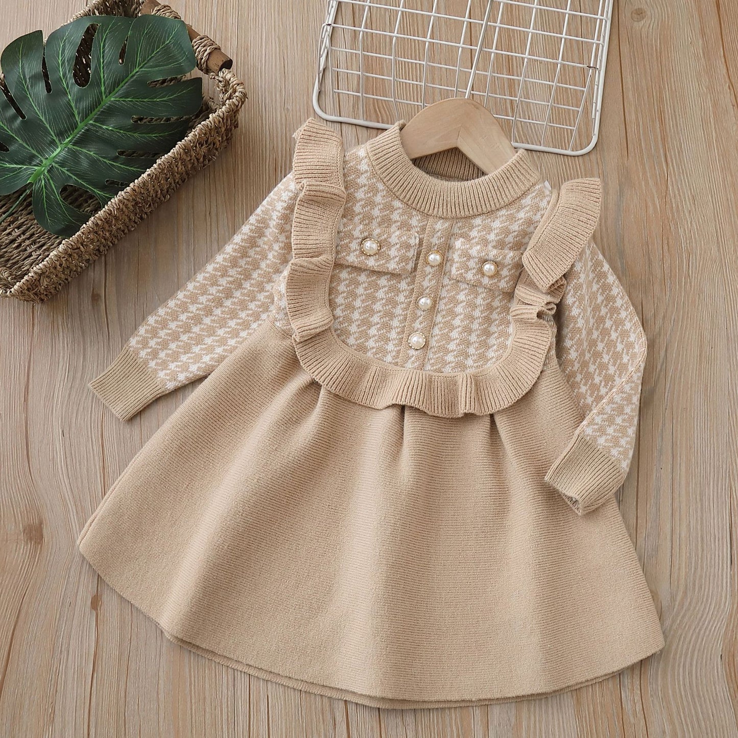 Vestido de punto Mussi con botones