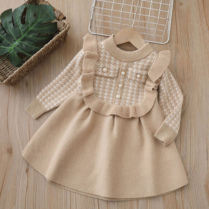 Vestido de punto Mussi con botones