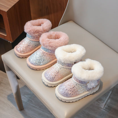 Bota Infantil Pelinhos y Florzinha