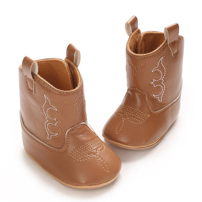 Botas para Niños con Bordados Campestres