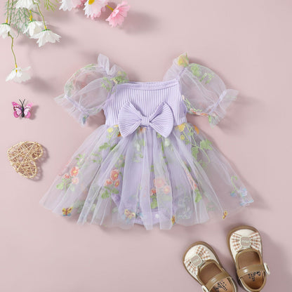 Body infantil de Encaje Floral